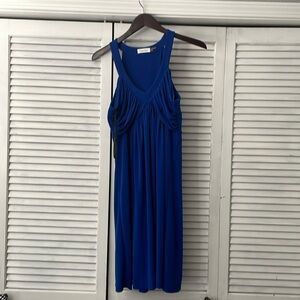 Blue Calvin Klein halter dress, size 10, GUC